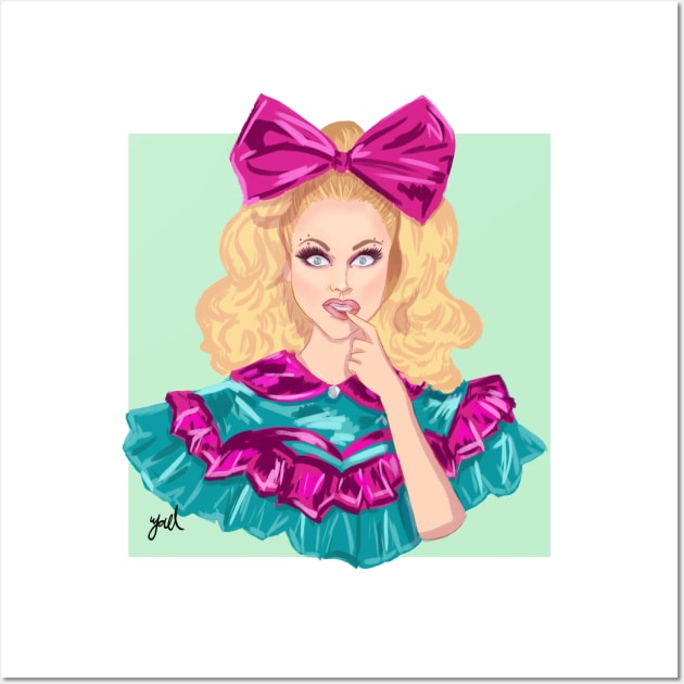 Courtney Act Wall Art by YaelsColors